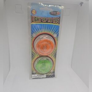 Light Up Yo Yos Green/Orange Greenbrier - NEW